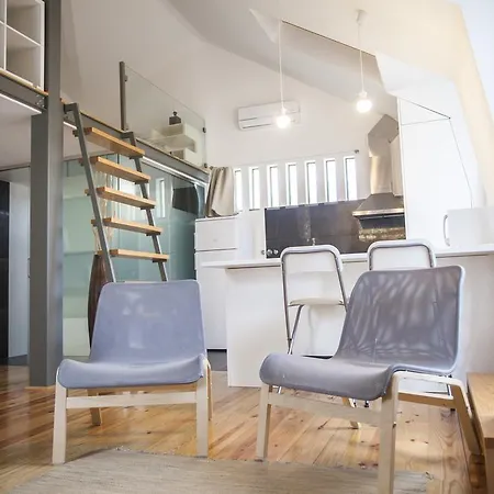 Apartmán Mezzanine With A View In Bairro Alto Lisboa